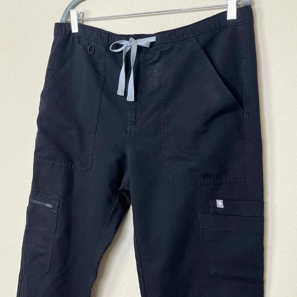 FIGS Men’s‎ Cairo Cargo Black Scrub Pants Size Medium - Picture 5 of 11